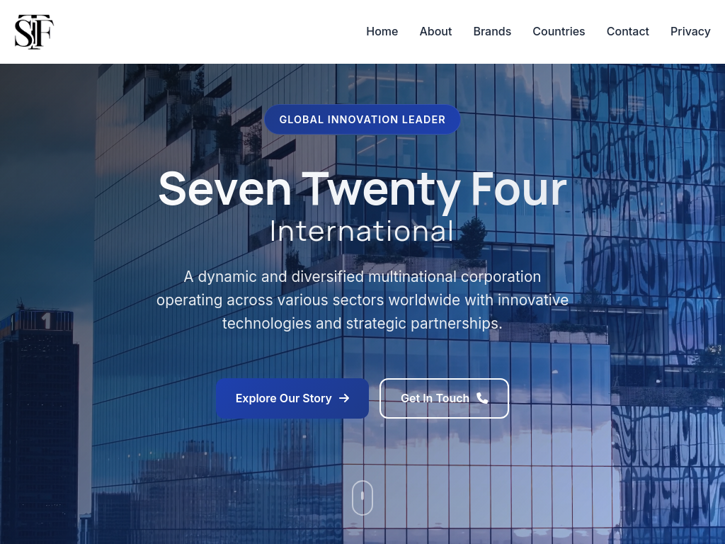 STF International Global Group – Premium Website Redesign